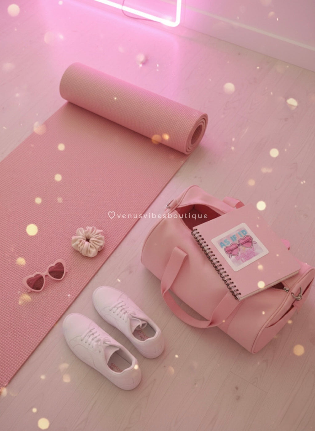 As If I’d Dim My Light Y2K Aesthetic Sticker | Pink Laptop, Water Bottle & Journal Sticker